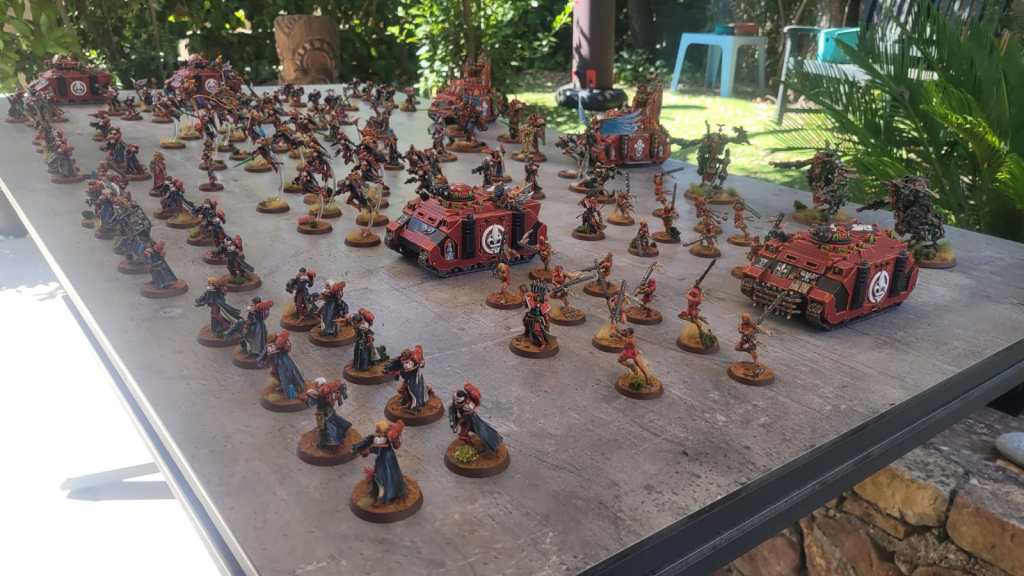 Warhammer 40K - Army on parade - Imperium - complete army