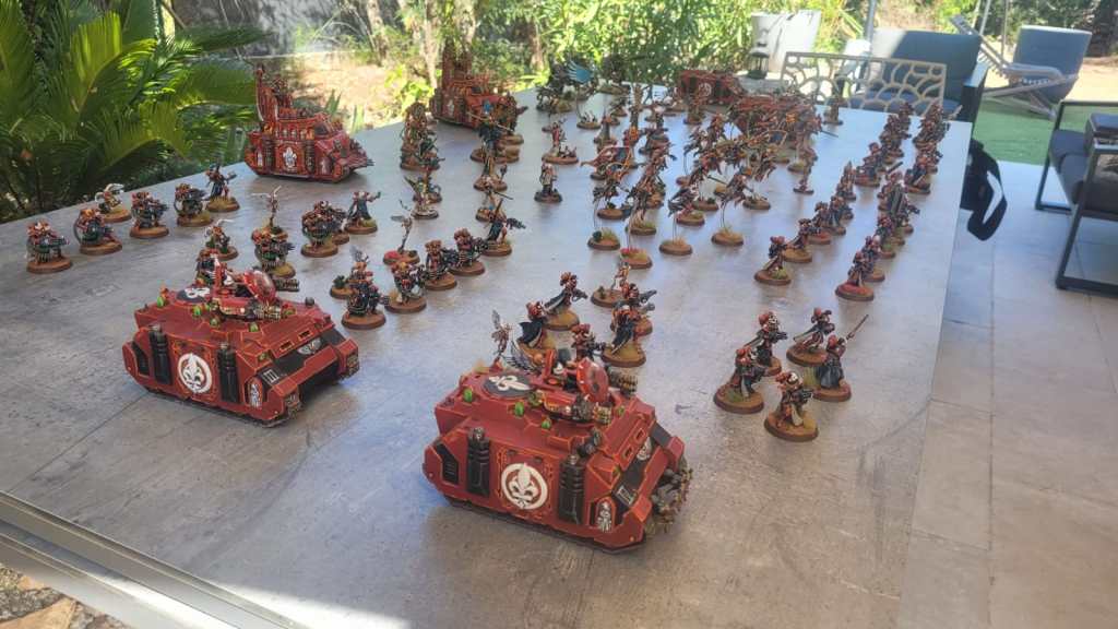 Warhammer 40K - Army on parade - Imperium - complete army